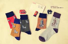 2015日韩原单日本马绅士 复古全棉时尚女袜厂家直销 全年最低
