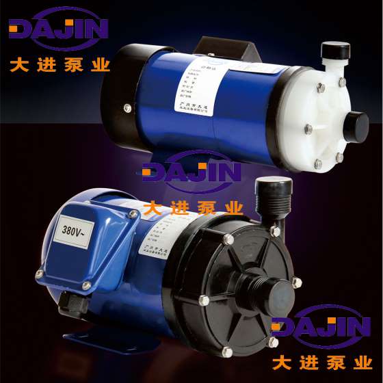 广州大进泵业厂家直销GFPP材质DJF-120R型耐酸碱电镀化工磁力泵