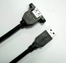 USB3.0AM TO AF螺丝型延长线