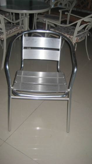 纯铝合金扶手靠背休闲椅（KY-4C003）